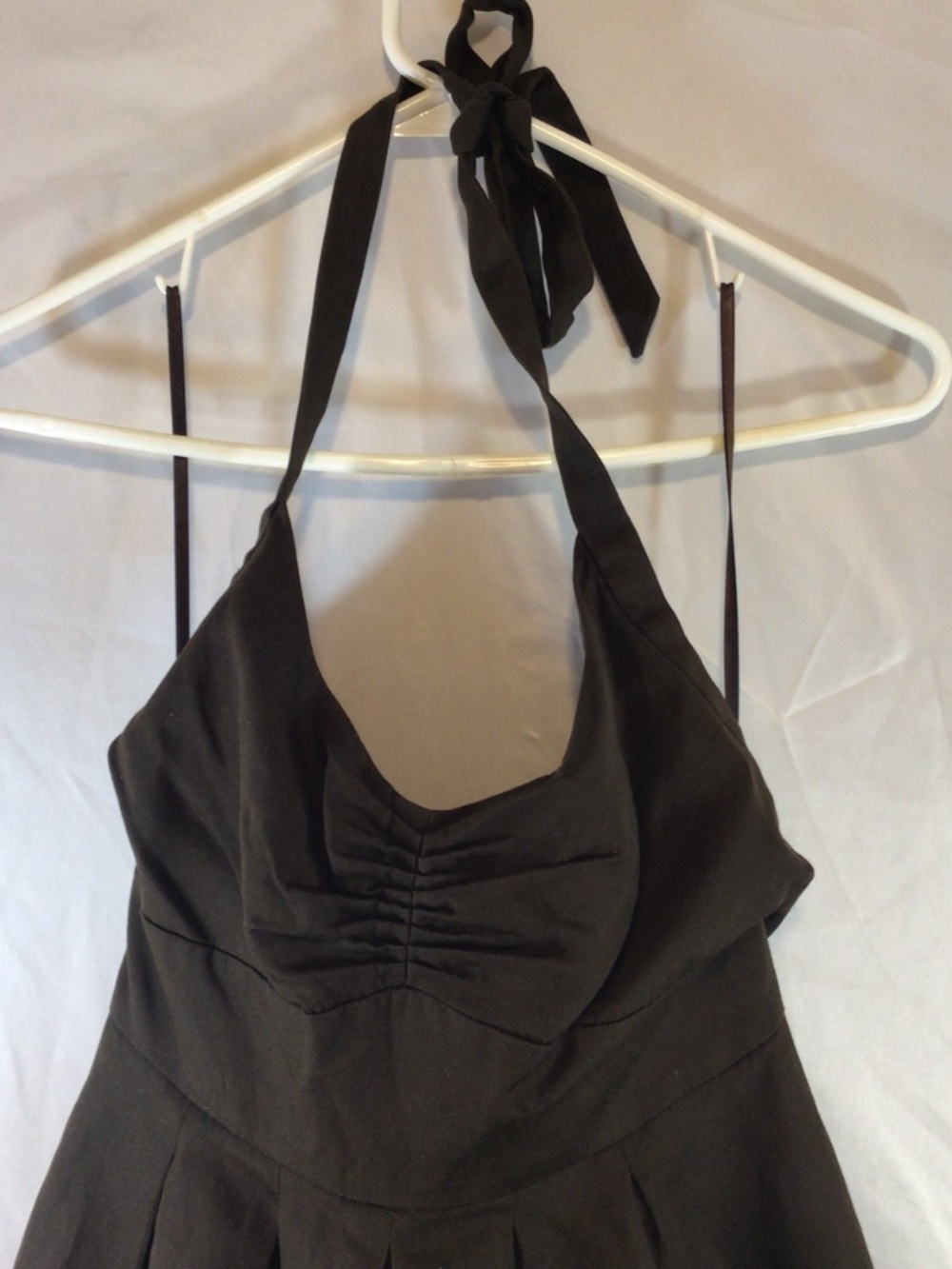 J.Crew Fit & Flare Halter Dress Size 2 100% Cotton Full Skirt Preppy Cocktail - Picture 5 of 15